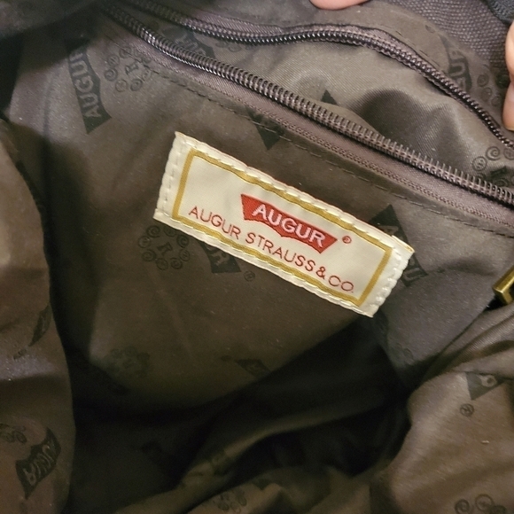 Augur Strauss & Co. Distressed Canvas with leather trim Messenger Bag - Picture 15 of 15